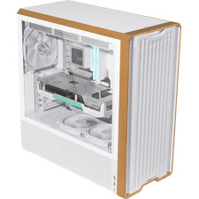 Lian Li Lancool LAN217W caixa para computador Midi Tower Branco, Madeira