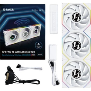Lian Li 12TLLCD1W3W Sistema de Arrefecimento de Computador Caixa de computador Ventoinha 12 cm Branco