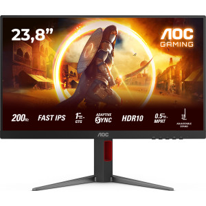 AOC G4 24G4HA monitor de ecrã 60,5 cm (23.8") 1920 x 1080 pixels Full HD LED Preto, Vermelho