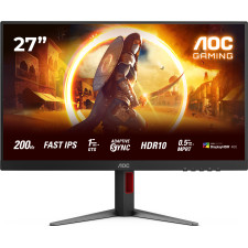 AOC 27G4HA monitor de ecrã 68,6 cm (27") 1920 x 1080 pixels Full HD LED Preto, Vermelho