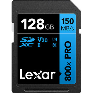 Lexar High-Performance 800xPRO 128 GB SDXC UHS-I Classe 10