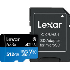 Lexar 633x 512 GB MicroSDXC UHS-I Classe 10