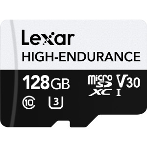 Lexar High-Endurance 128 GB MicroSDXC UHS-I Classe 10