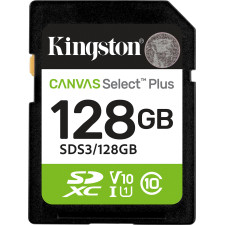 Kingston Technology Canvas Select Plus Gen3 128 GB SD UHS-I Classe 10