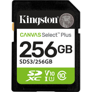 Kingston Technology Canvas Select Plus Gen3 256 GB SD UHS-I Classe 10