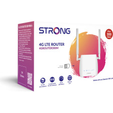 Strong 300M router sem fios Fast Ethernet Single-band (2,4 GHz) 4G Branco