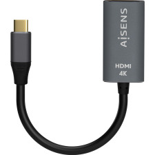 AISENS A109-0683 adaptador de cabo de vídeo 0,15 m USB Type-C HDMI Type A (Standard) Cinzento