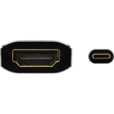AISENS A109-0683 adaptador de cabo de vídeo 0,15 m USB Type-C HDMI Type A (Standard) Cinzento
