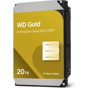 Western Digital Gold WD203KRYZ unidade de disco rígido 20 TB 7200 RPM 512 MB 3.5" SATA