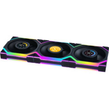 Lian Li UNI FAN SL Wireless LCD 120 Caixa de computador Ventoinha 12 cm Preto 3 unidade(s)
