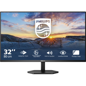 Philips 3000 series 32E1N3100LA 00 monitor de ecrã 80 cm (31.5") 1920 x 1080 pixels Full HD LCD Preto