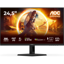 AOC G4 25G4SRE monitor de ecrã 62,2 cm (24.5") 1920 x 1080 pixels Full HD LED Preto, Vermelho