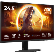 AOC G4 25G4SRE monitor de ecrã 62,2 cm (24.5") 1920 x 1080 pixels Full HD LED Preto, Vermelho