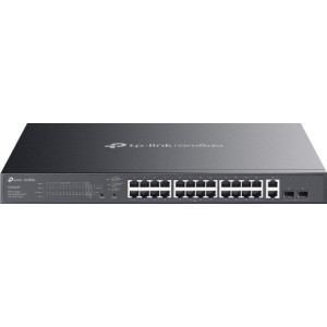 TP-Link Omada ES228GMP switch de rede Gerido L2 Gigabit Ethernet (10 100 1000) Power over Ethernet (PoE) Preto