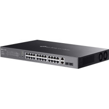 TP-Link Omada ES228GMP switch de rede Gerido L2 Gigabit Ethernet (10 100 1000) Power over Ethernet (PoE) Preto