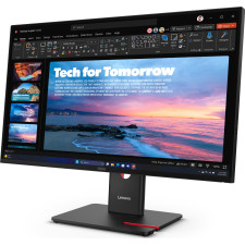 Lenovo ThinkVision T27QD-40 LED display 68,6 cm (27") 2560 x 1440 pixels Wide Quad HD Preto