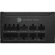 MSI MAG A850GLS PCIE5 fonte de alimentação 850 W 24-pin ATX ATX Preto