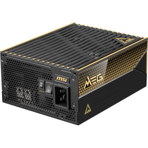 MSI MEG Ai1600T PCIE5 fonte de alimentação 1600 W 24-pin ATX ATX Preto