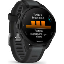 Garmin Forerunner 165 Music 3,05 cm (1.2") AMOLED 43 mm Digital 390 x 390 pixels Ecrã táctil Preto GPS