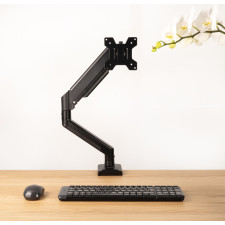 TooQ DB1334TNR-B montagem e suporte para monitores 86,4 cm (34") Secretária Preto