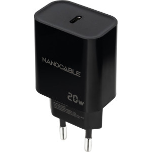 Nanocable 10.10.2006 carregador de dispositivos móveis Universal Preto AC Interior
