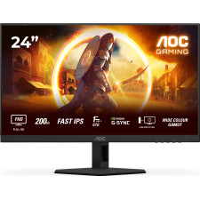 AOC G4 24G4HRE monitor de ecrã 60,5 cm (23.8") 1920 x 1080 pixels Full HD LED Preto, Vermelho