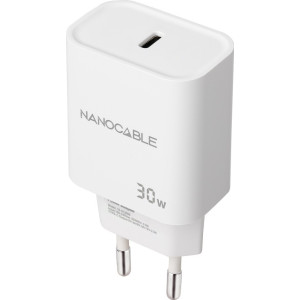 Nanocable 10.10.2009 carregador de dispositivos móveis Universal Branco AC Interior