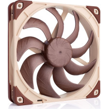 Noctua NF-A14X25 G2 LS-PWM Sistema de Arrefecimento de Computador Caixa de computador Arrefecimento a ar 14 cm Bege, Castanho 1
