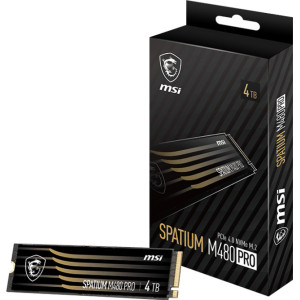 MSI SPATIUM M480 PRO PCIE 4.0 NVME M.2 4TB disco SSD PCI Express 4.0 3D NAND