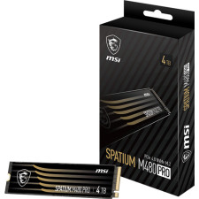MSI SPATIUM M480 PRO PCIE 4.0 NVME M.2 4TB disco SSD PCI Express 4.0 3D NAND