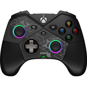 MSI FORCE PRO W CONTROLLER Preto USB 2.0 Gamepad Analógico   Digital Android, PC, Xbox One S, Xbox One X, Xbox Series S, Xbox