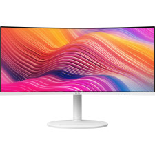 MSI Modern MD342CQPW monitor de ecrã 86,4 cm (34") 3440 x 1440 pixels UltraWide Quad HD Branco