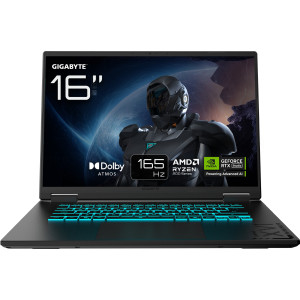 GIGABYTE GAMING A16 3VHK3PT864SD laptop portátil AMD Ryzen™ 7 260 Computador portátil 40,6 cm (16") WUXGA 32 GB DDR5-SDRAM 1 TB