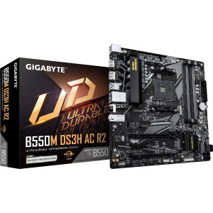 GIGABYTE B550M DS3H AC R2 motherboard AMD B550 Socket AM4 micro ATX