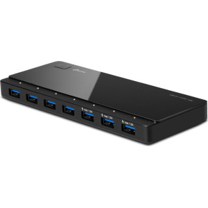 TP-Link UH700 hub de interface USB 3.2 Gen 1 (3.1 Gen 1) Micro-B 5000 Mbit s Preto