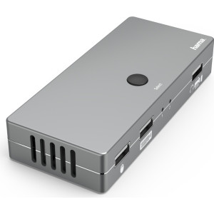 Hama 00200135 chaveador KVM Metálico