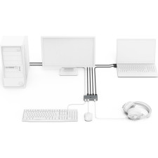 Hama 00200135 chaveador KVM Metálico