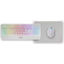 Mars Gaming MCP124W teclado Rato incluído Jogos USB QWERTY Português Branco