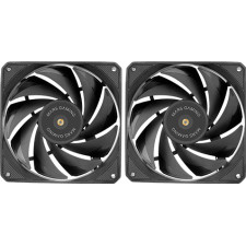 Mars Gaming MF-NCLX2 Caixa de computador Ventoinha 12 cm Preto 2 unidade(s)