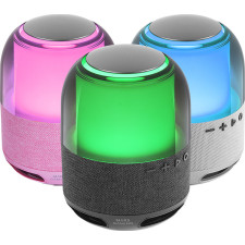 Mars Gaming MSFLOWW Altifalante Portátil e ou para festa Coluna portátil estéreo Cinzento, Prateado 15 W