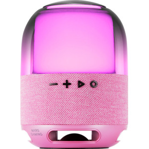 Mars Gaming MSFLOWP Altifalante Portátil e ou para festa Coluna portátil estéreo Rosa 15 W