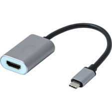 i-tec Metal C31METALHDMI60HZ adaptador de cabo de vídeo 0,15 m USB Type-C HDMI Cinzento, Turquesa