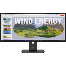 Lenovo ThinkVision T34WD-40 LED display 86,4 cm (34") 3440 x 1440 pixels Wide Quad HD Preto