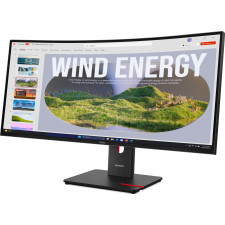 Lenovo ThinkVision T34WD-40 LED display 86,4 cm (34") 3440 x 1440 pixels Wide Quad HD Preto