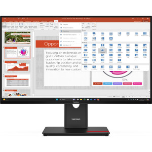 Lenovo ThinkVision T27-40 LED display 68,6 cm (27") 1920 x 1080 pixels Full HD Preto