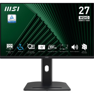 MSI Pro MP275QPG monitor de ecrã 68,6 cm (27") 2560 x 1440 pixels Wide Quad HD LCD Preto