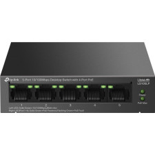 TP-Link LiteWave LS105P Não-gerido Fast Ethernet (10 100) Power over Ethernet (PoE) Preto