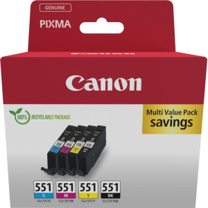 Canon 6509B015 tinteiro 1 unidade(s) Original Preto, Ciano, Magenta, Amarelo