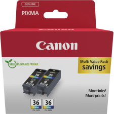 Canon 1511B025 tinteiro 2 unidade(s) Original Preto, Ciano, Magenta, Amarelo