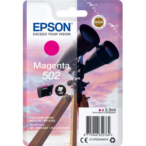 Epson 502 tinteiro 1 unidade(s) Original Rendimento padrão Magenta